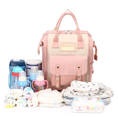 Factory Wholesale Cheap Outdoor Mummy Baby nappy Diaper Bag Backpack for Travel